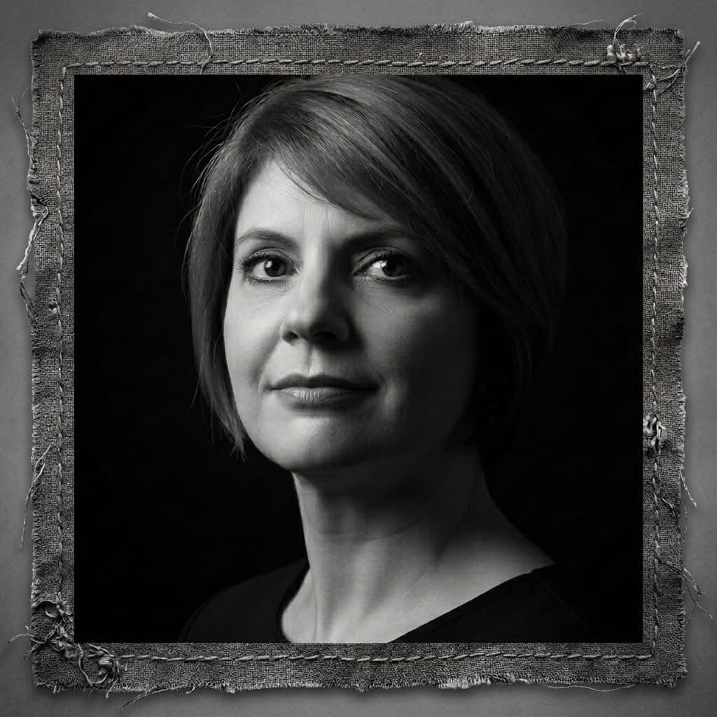 Retrato de Rubia, a artesã da Mãos de Rubia